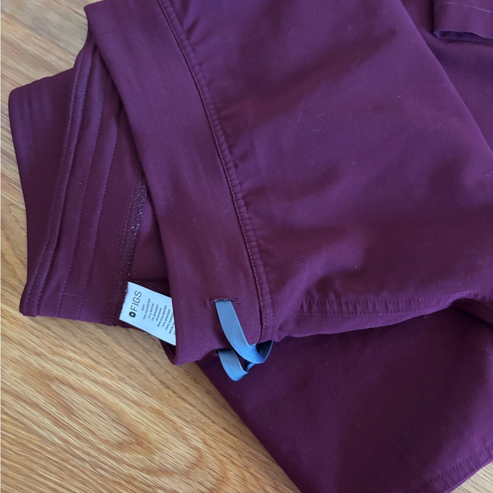 Figs Women's Pants in Burgundy